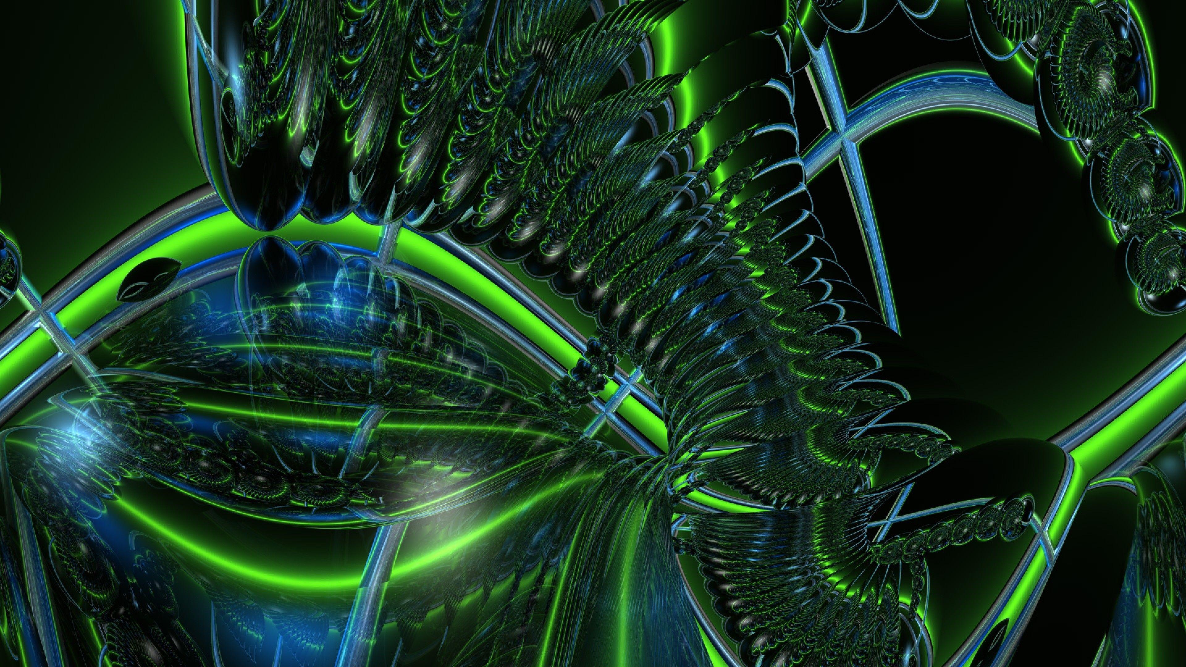 3840x2160 Cool Neon Wolves Wallpaperwallpaper.dog