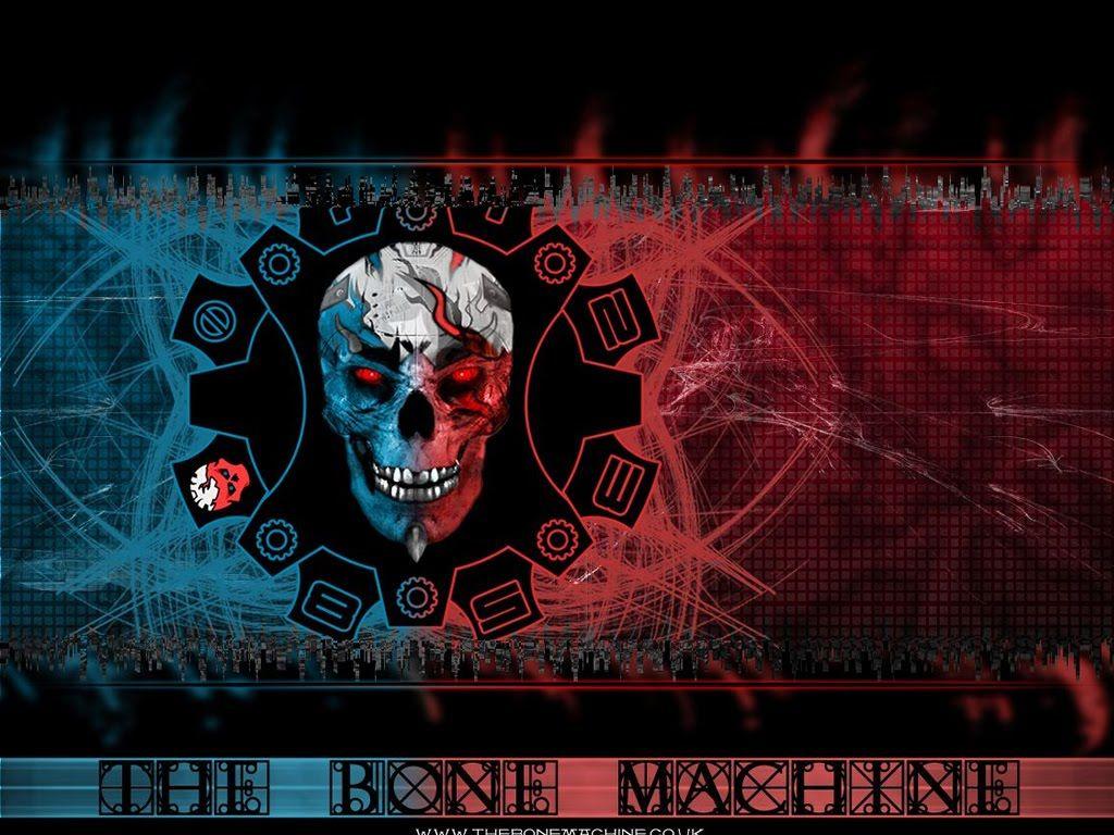 1024x768 Evil Skull