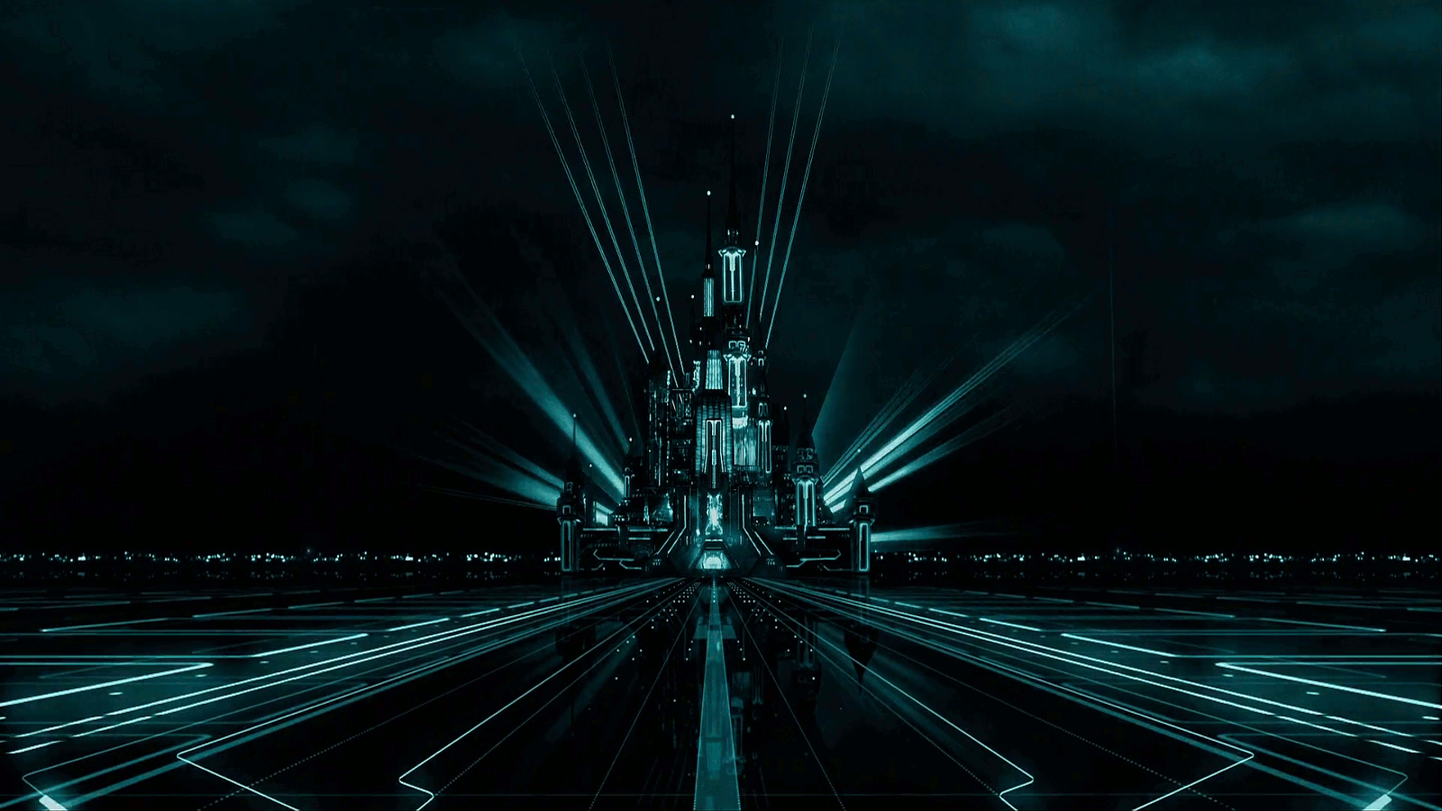 1600x900 Tron Disney Castle .itl.cat