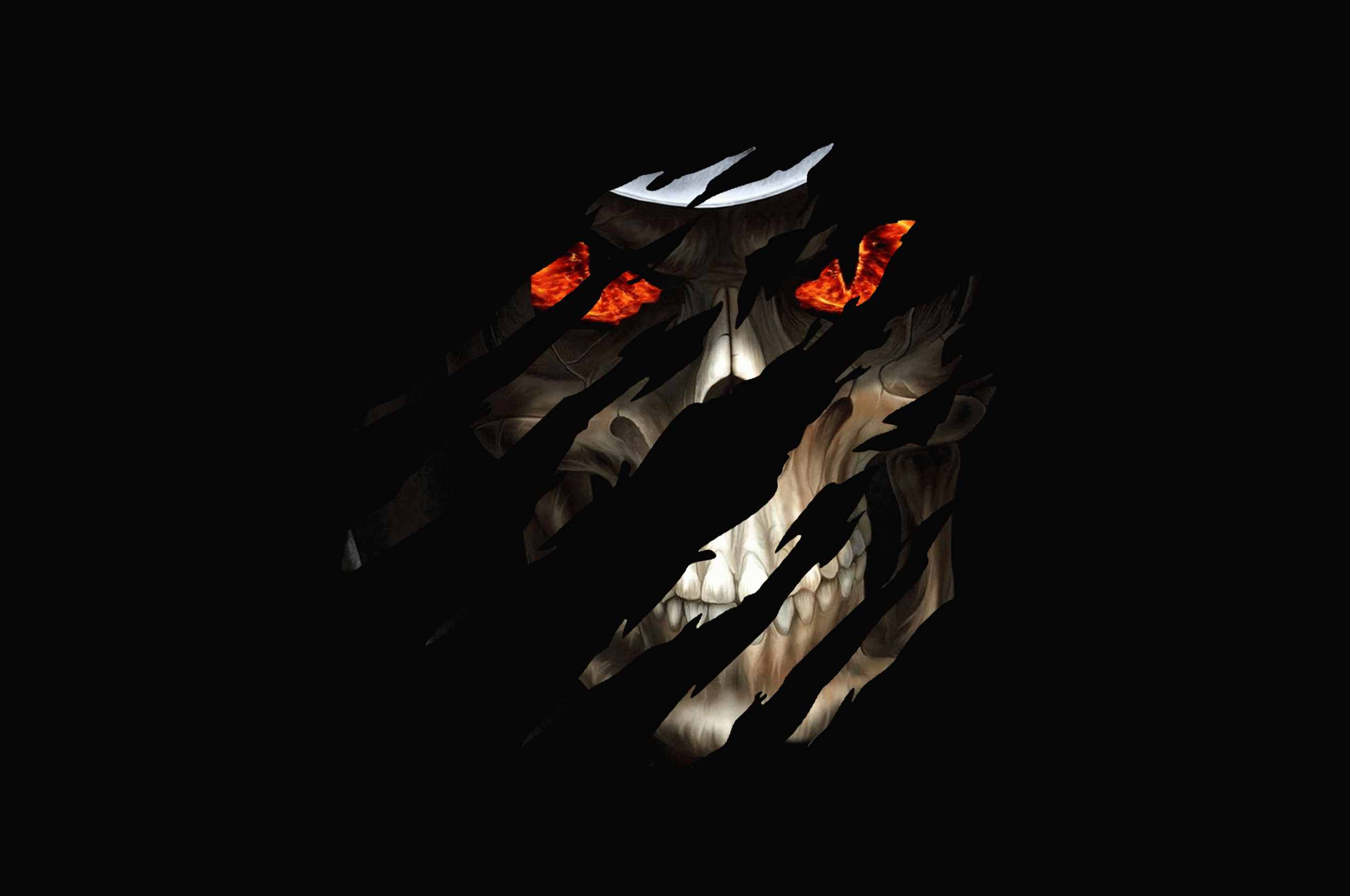 2560x1700 Evil Skull Wallpaper 3508x2480 .