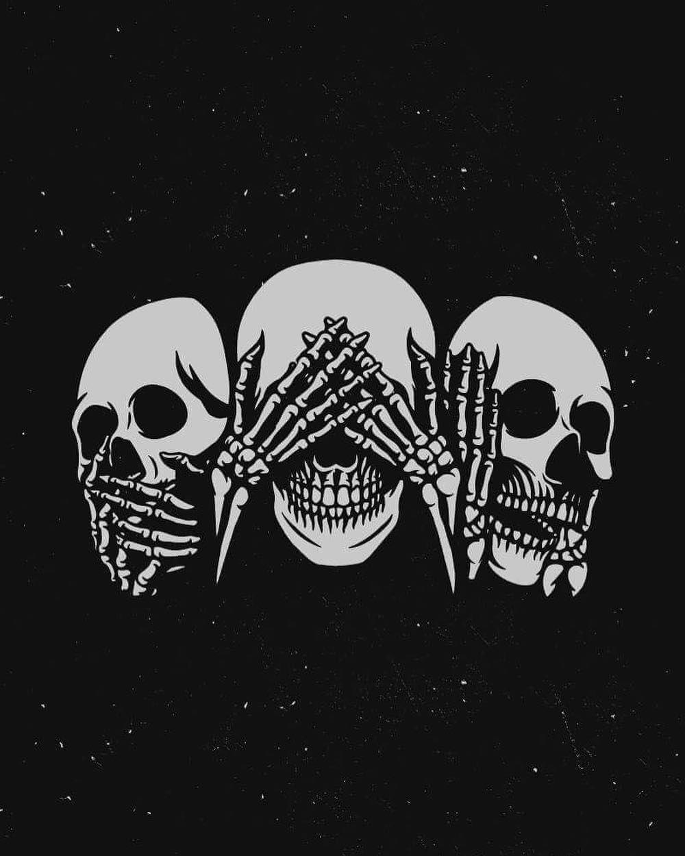 1000x1250 Skull wallpaper, Evil skull tattoo .com
