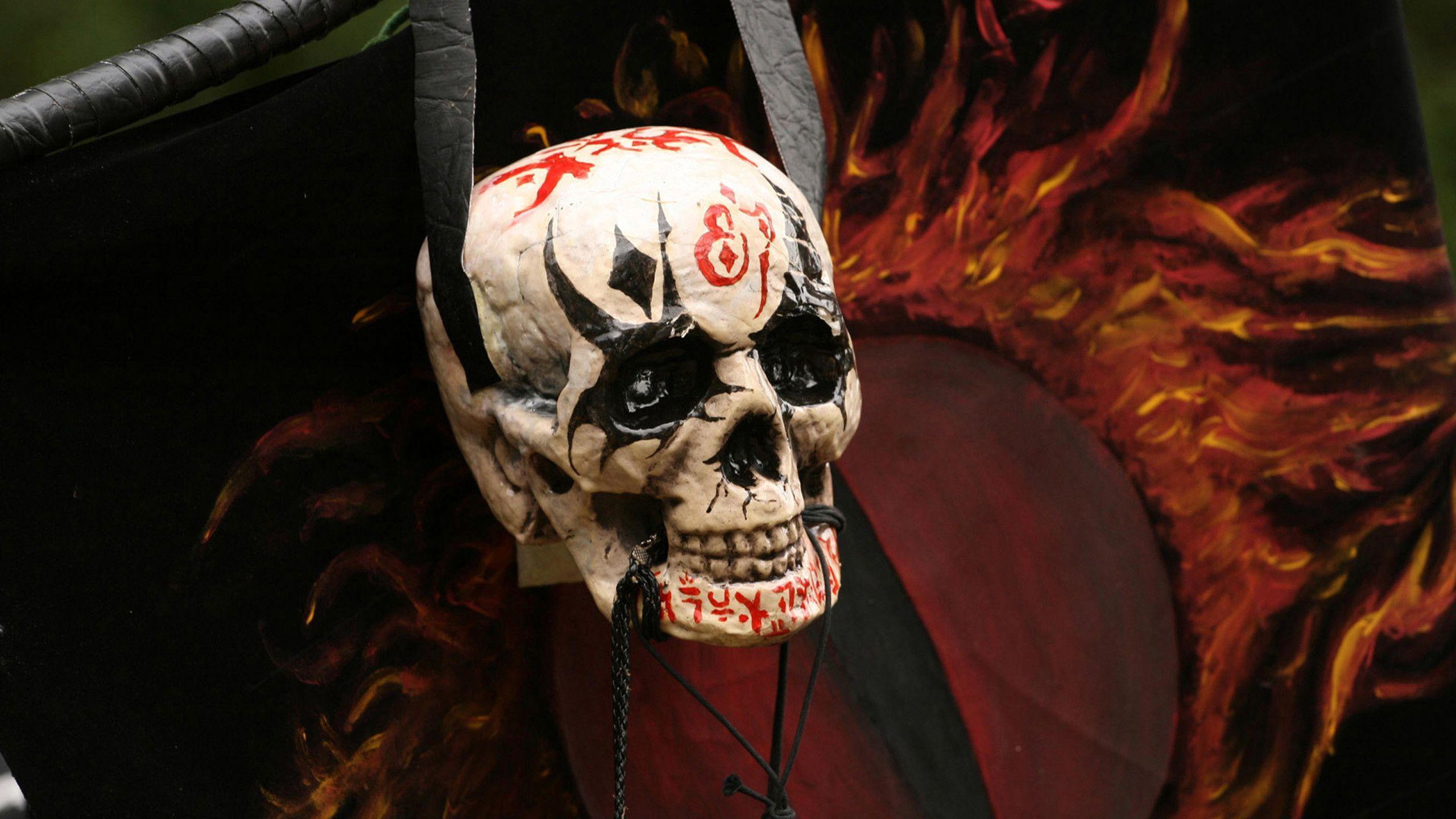 2560x1440 Evil Skull HD