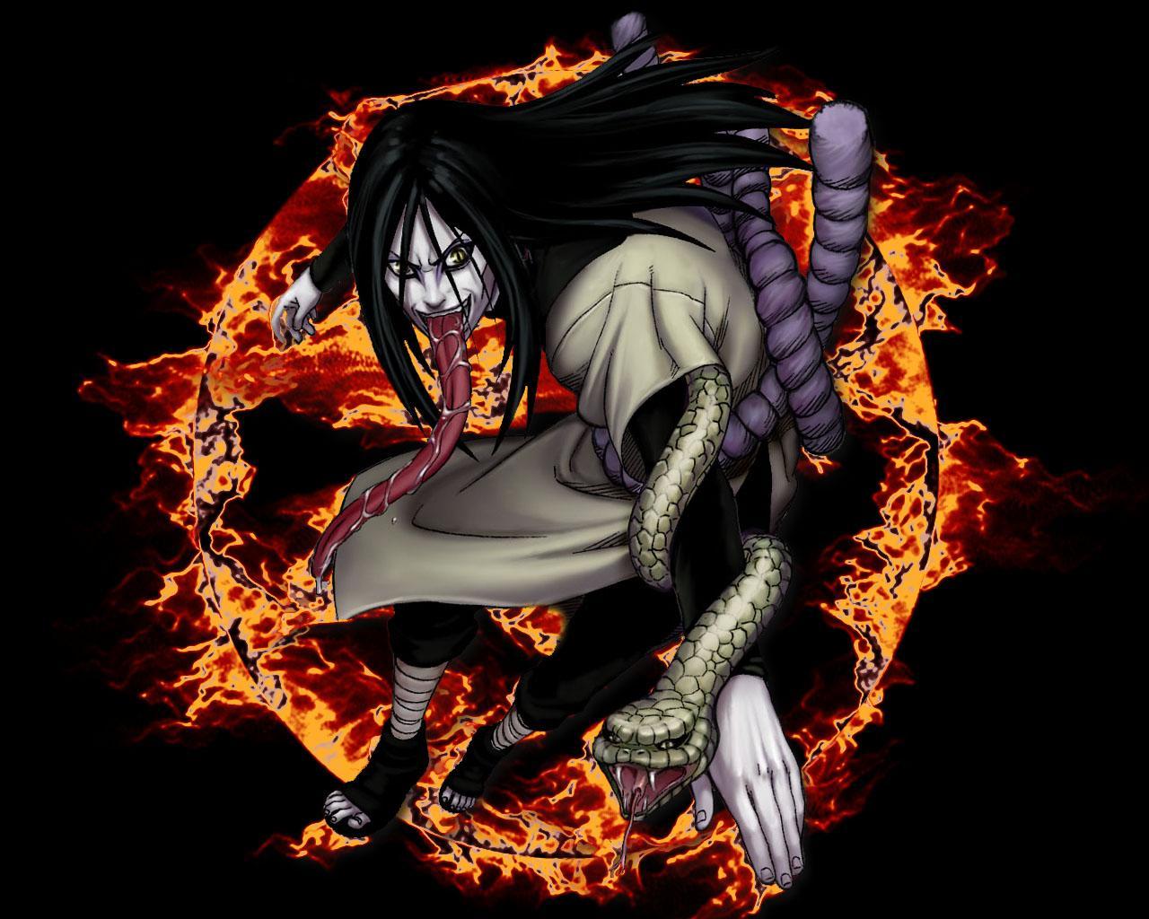 1280x1024 One Of The Legendary Sannin : Orochimarun4 Ruto.
