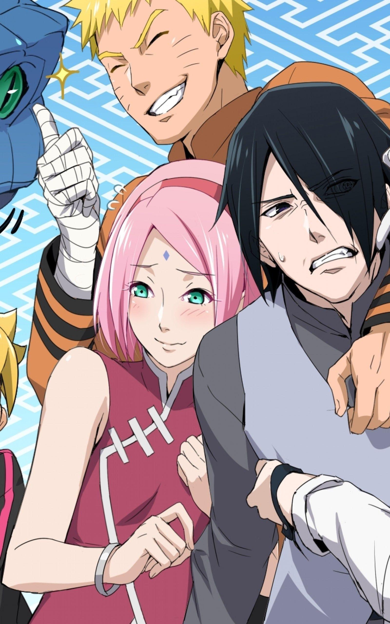 1600x2560 Haruno Sakura, Uzumaki Naruto, Uchiha .