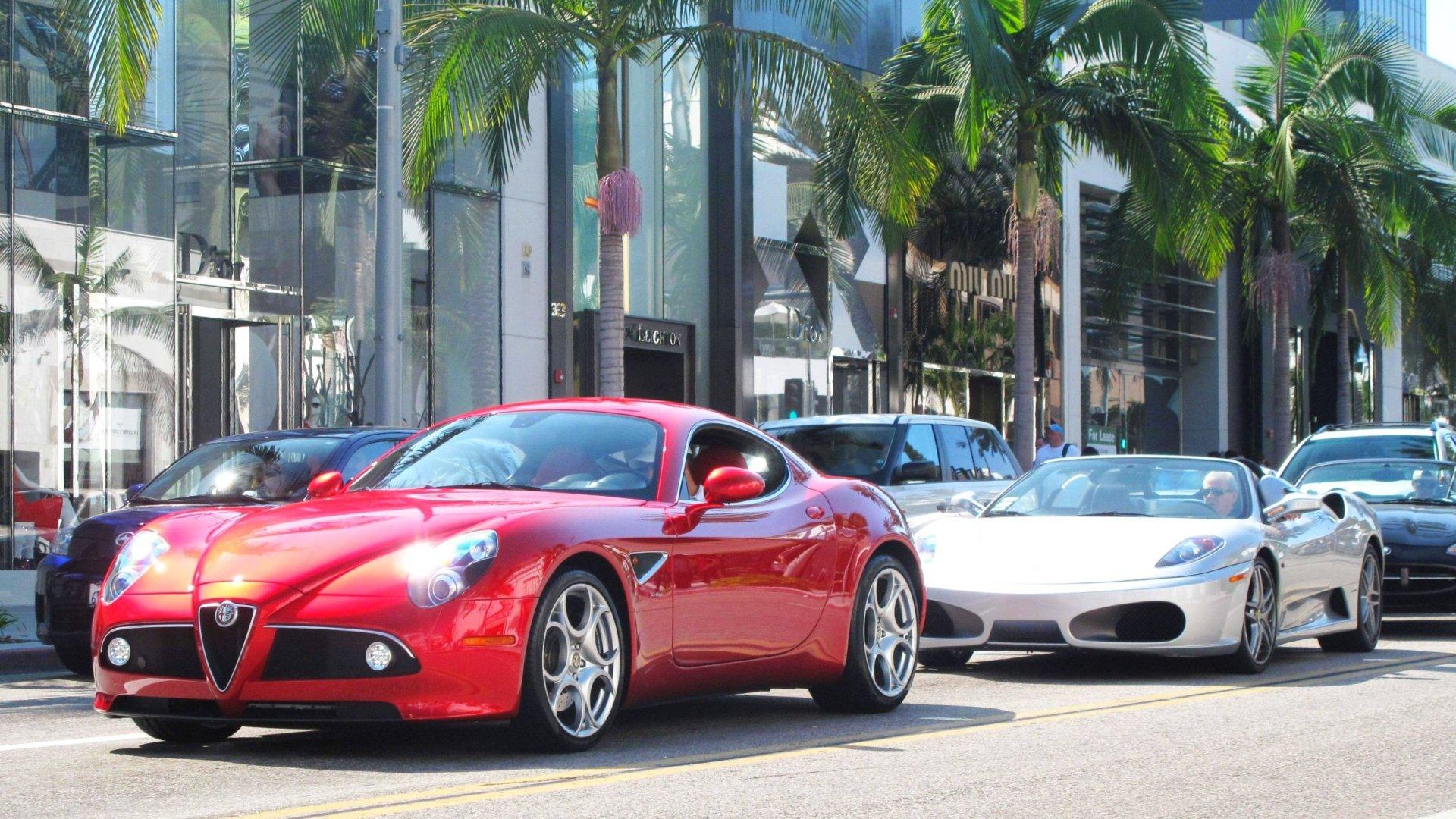 1920x1080 Alfa Romeo 8C Competizione wallpaper .