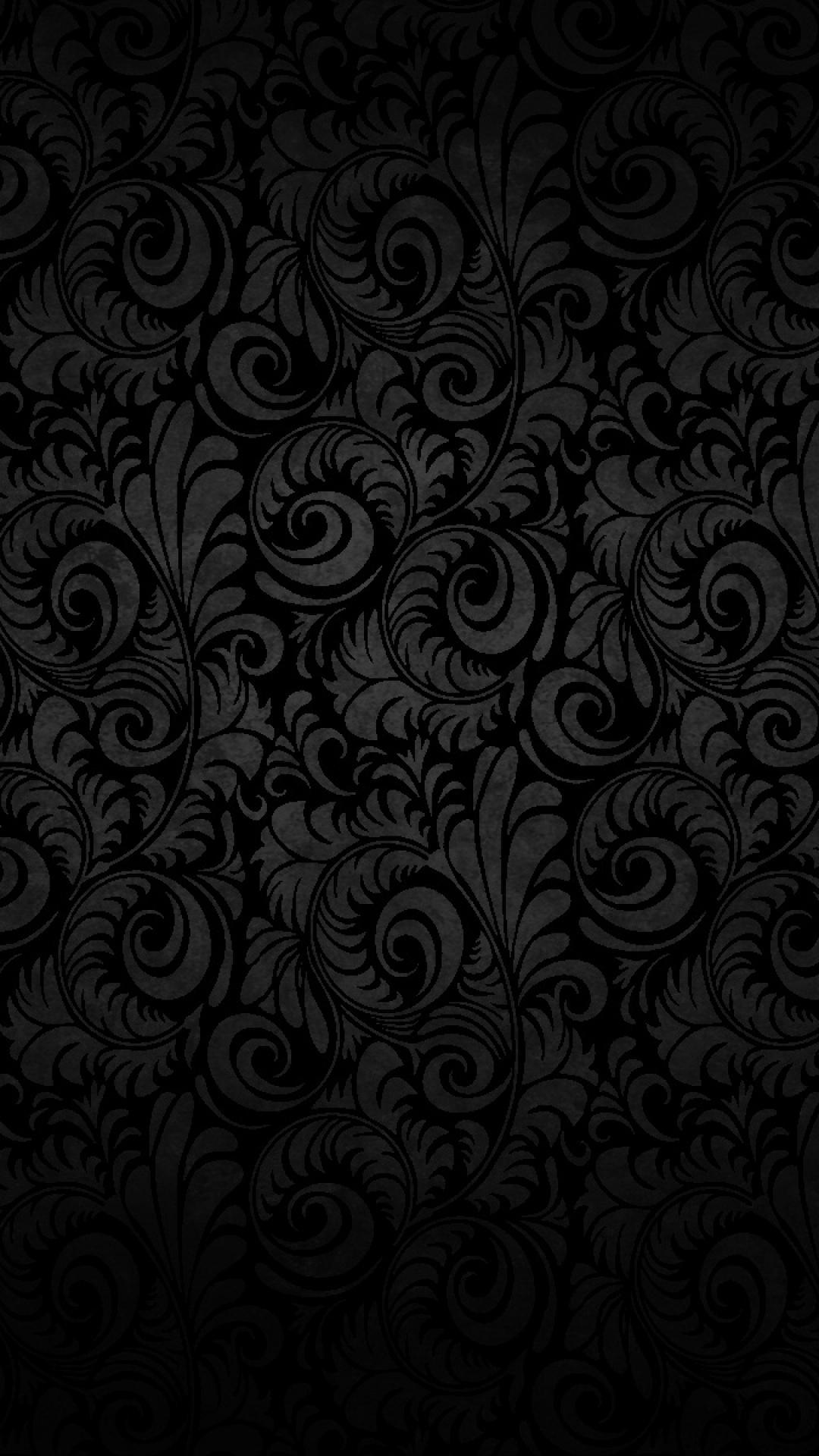 1080x1920 Black Android Screen Wallpaper .