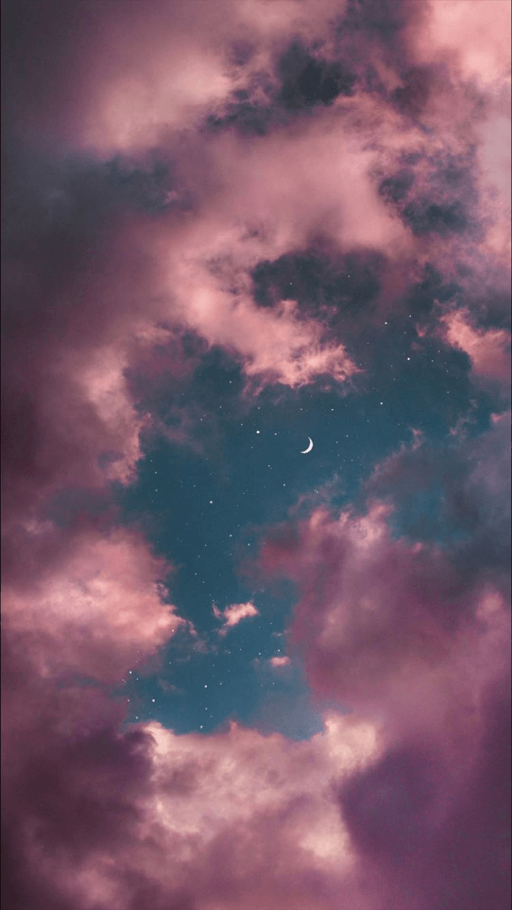 720x1280 Night Sky Aesthetic Wallpaper .