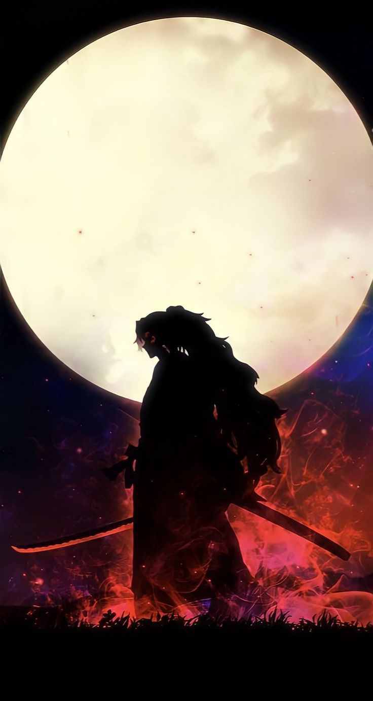 736x1382 Pillar Of The Night Sky 16 A Promise. Demon slayer yoriichi wallpaper, Fanart anime, Samurai wallpaper
