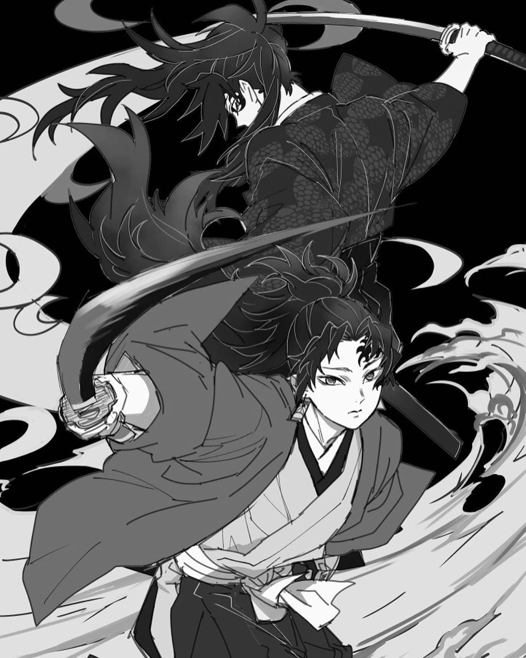 1080x1350 Yoriichi Demon Slayer Wallpaper