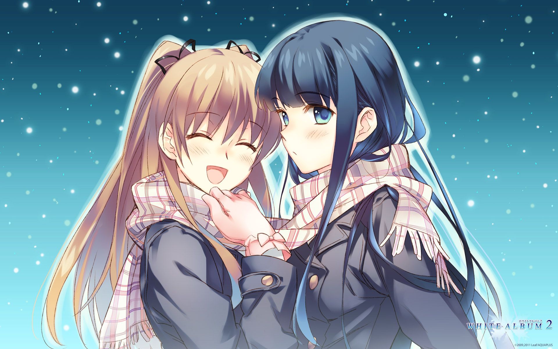 1920x1200 girls, Miyata, Souji, Ogiso, Setsuna, Scarf, Touma, Kazusa, White, Album, White, Album Wallpaper HD / Desktop and Mobile Background