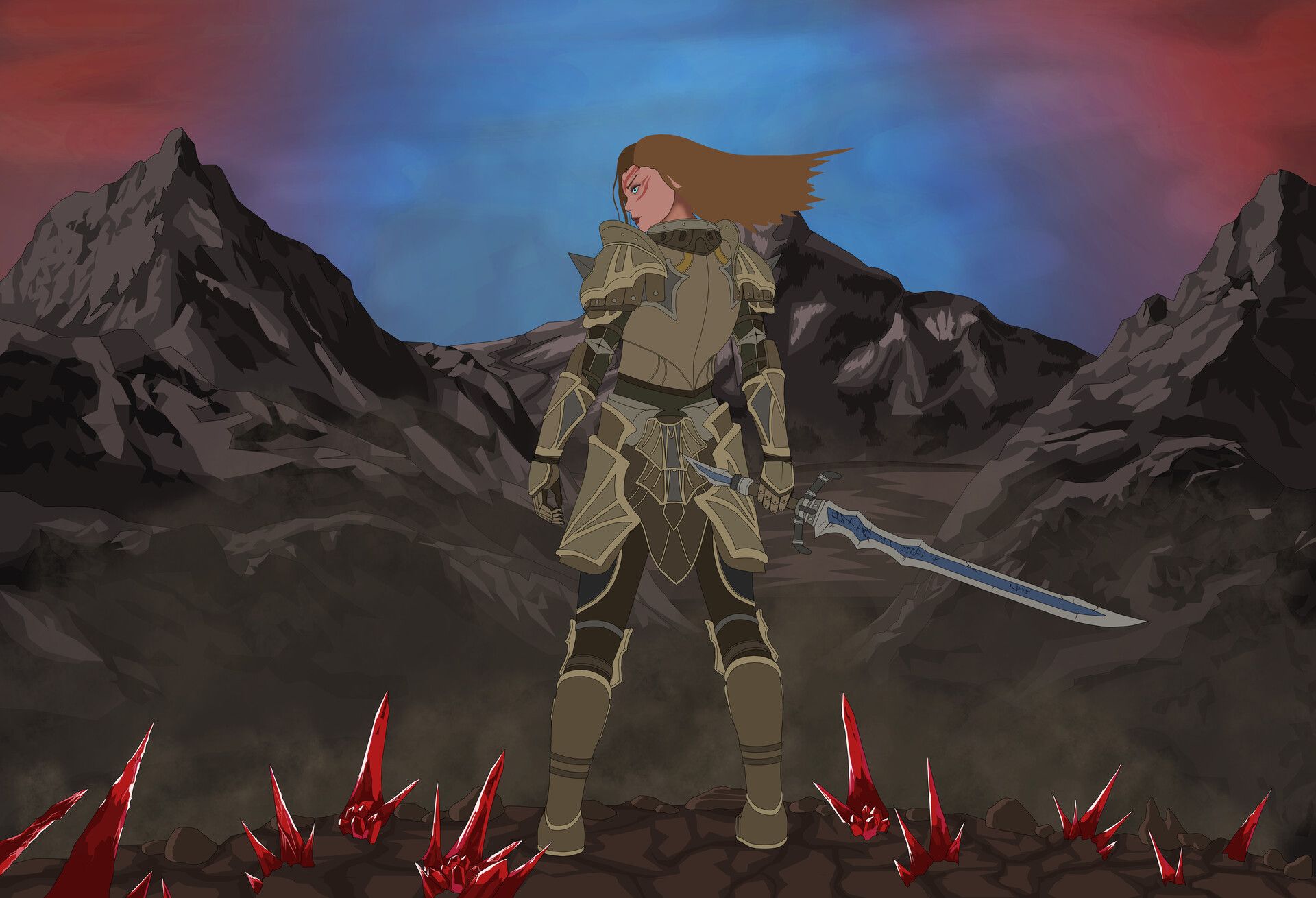 1920x1310 Idreyvart Slayer of Amalur Fan Art project