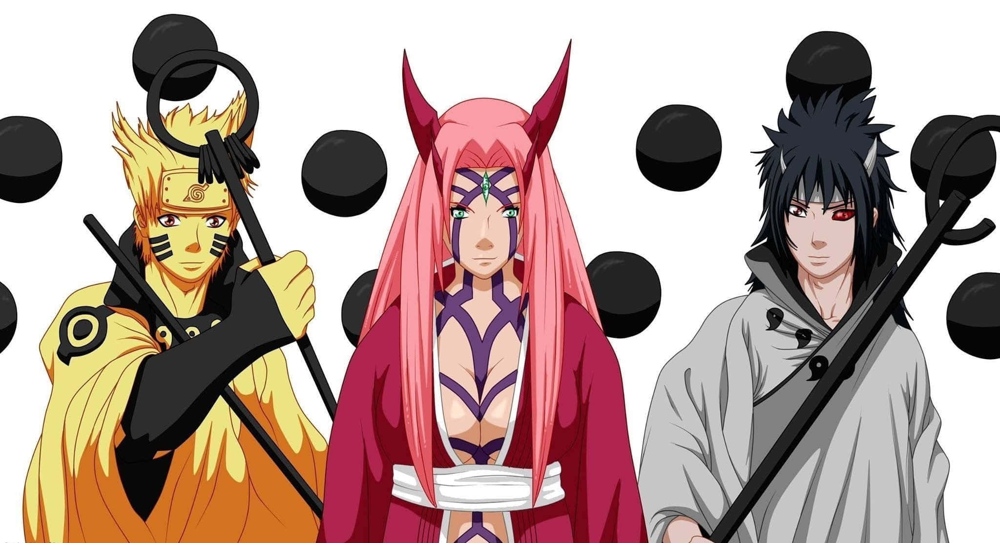 2048x1113 Download Epic Battle Scene of the 4th Great Ninja War Wallpaper