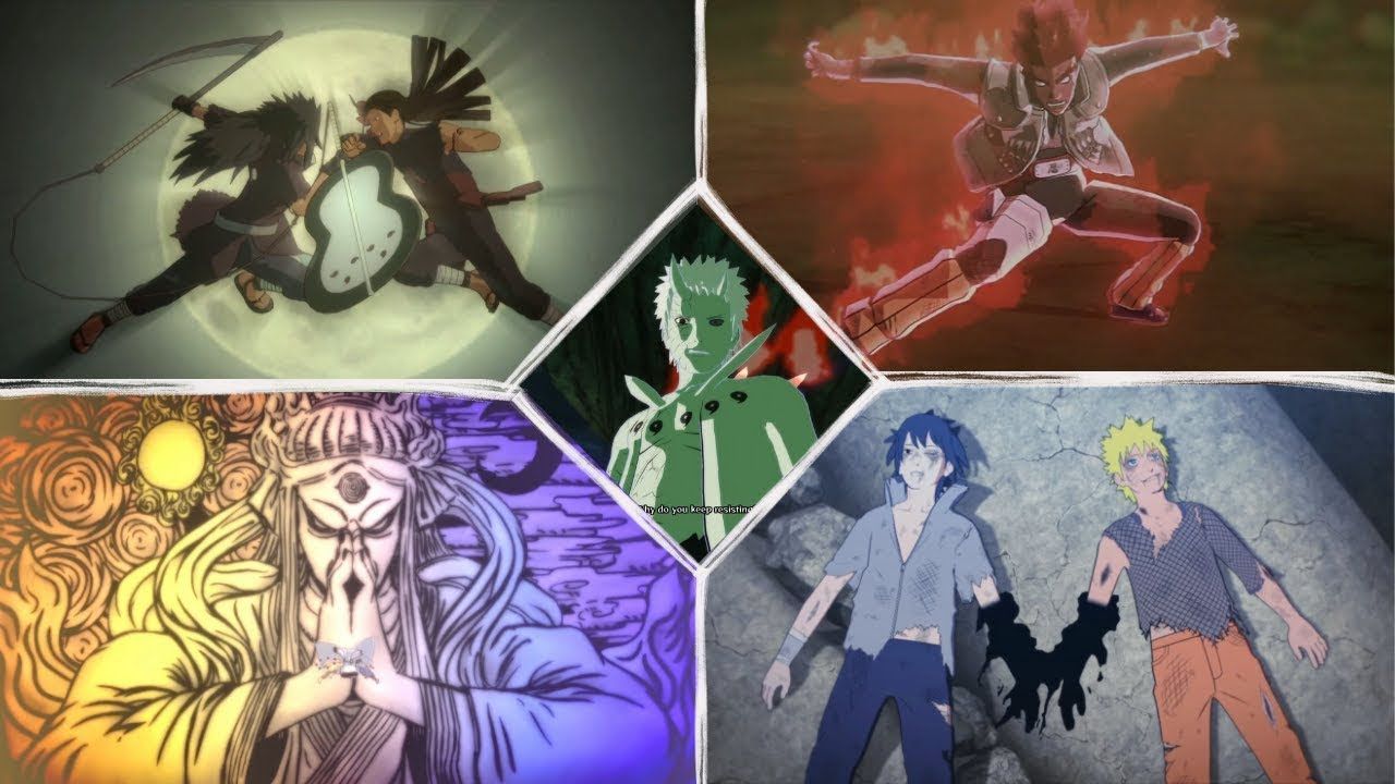 1280x720 All 4th Great Ninja War Bosses Fights Shippuden Ultimate Ninja Storm Game