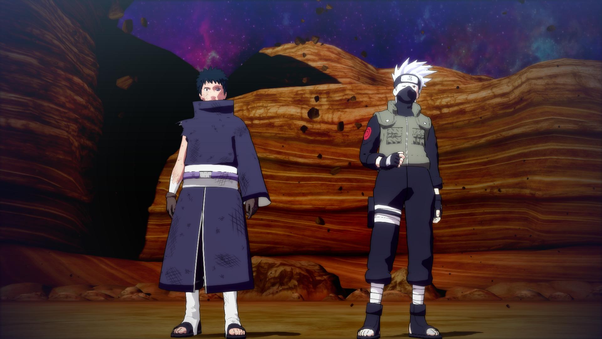 1920x1080 Obito and Kakashi HD Wallpaper from Naruto Shippuden: Ultimate Ninja Storm 4x1080