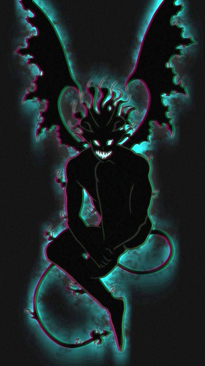 720x1280 Devil Neon Wallpaper