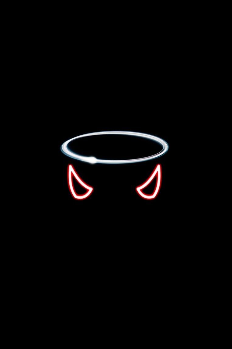 763x1145 Neon Devil Wallpaper