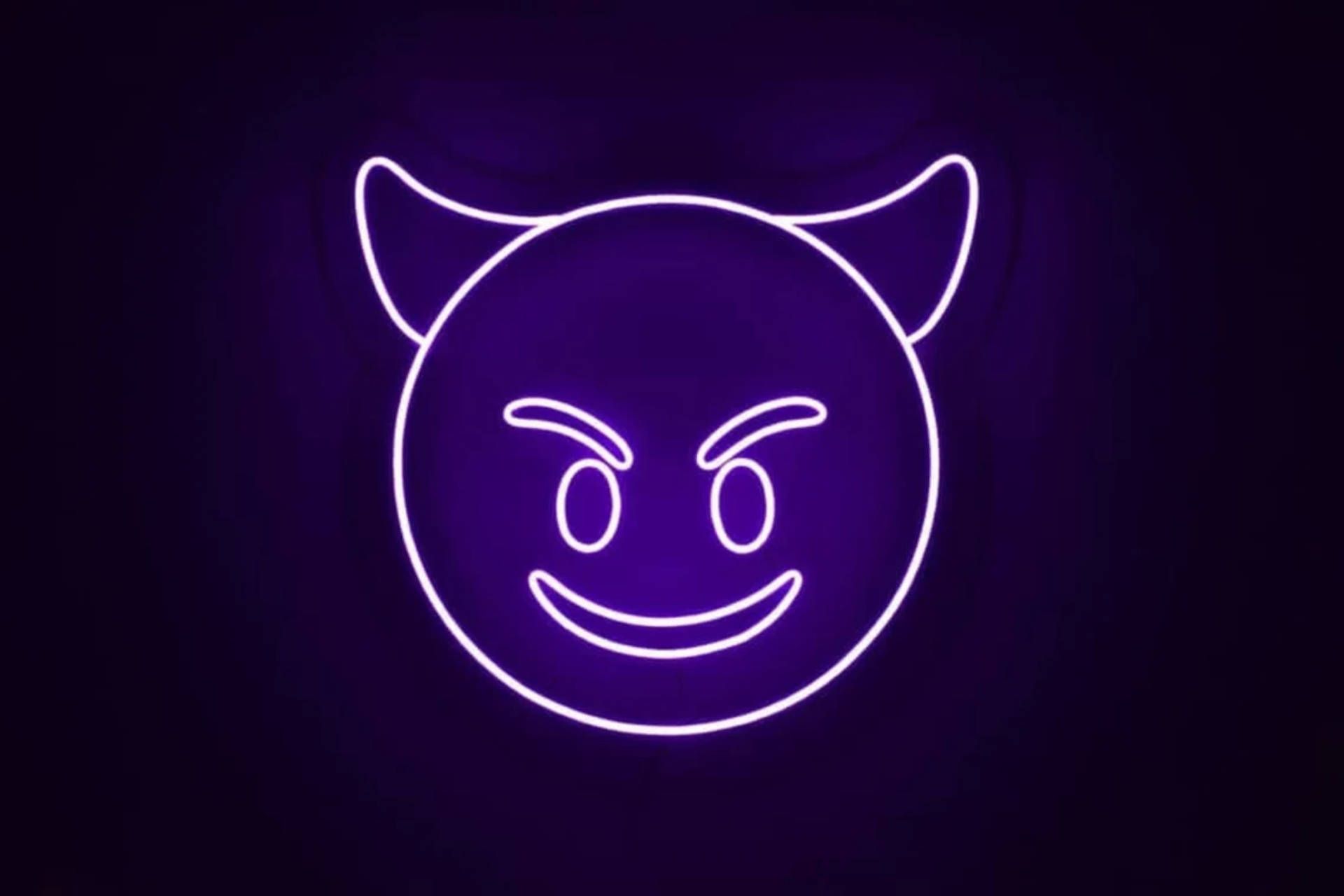 1920x1280 Devil Neon Wallpaper