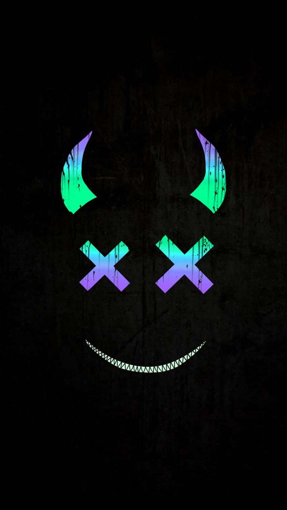 1000x1777 Download Black Devil Smile Wallpaper