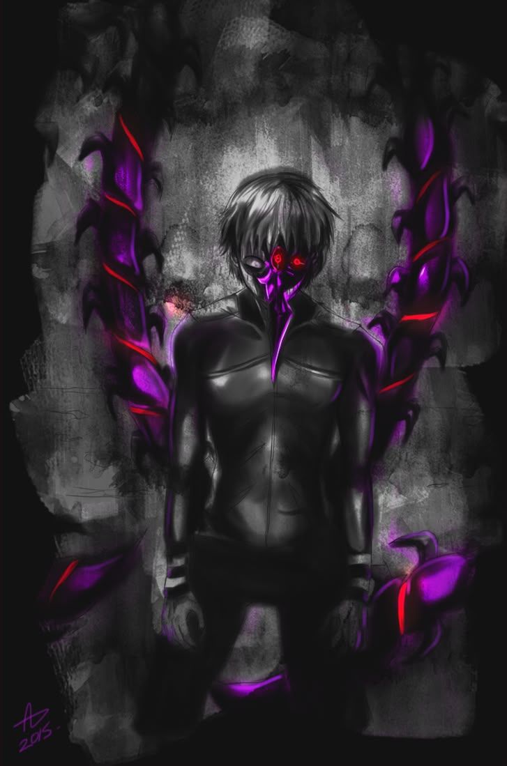 727x1099 Tokyo Ghoul A Kanekis Centipede Kakuja By Guto Strife 1