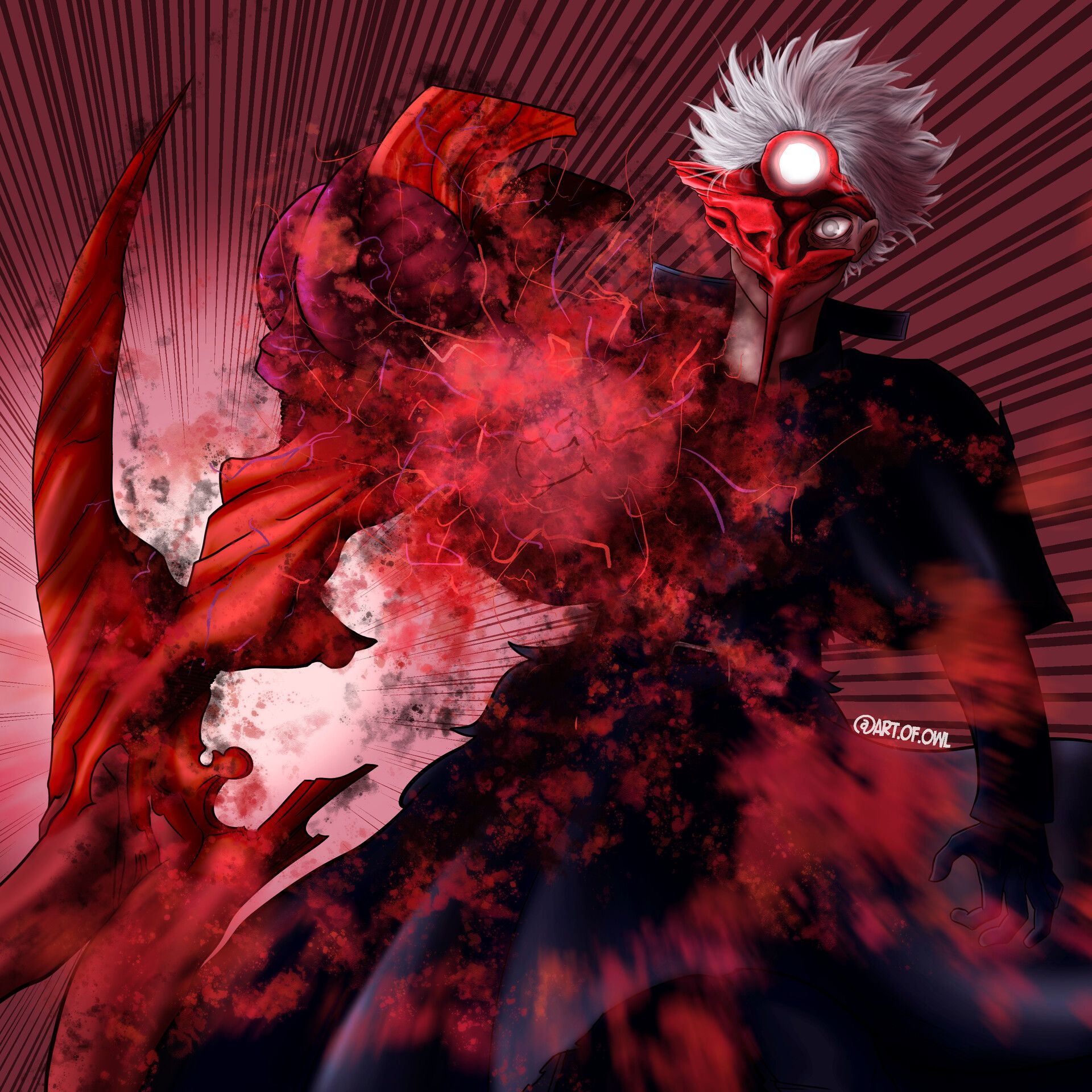 1920x1920 Ken Kaneki Kakuja Fanart KANEKI TOKYO GHOUL RE