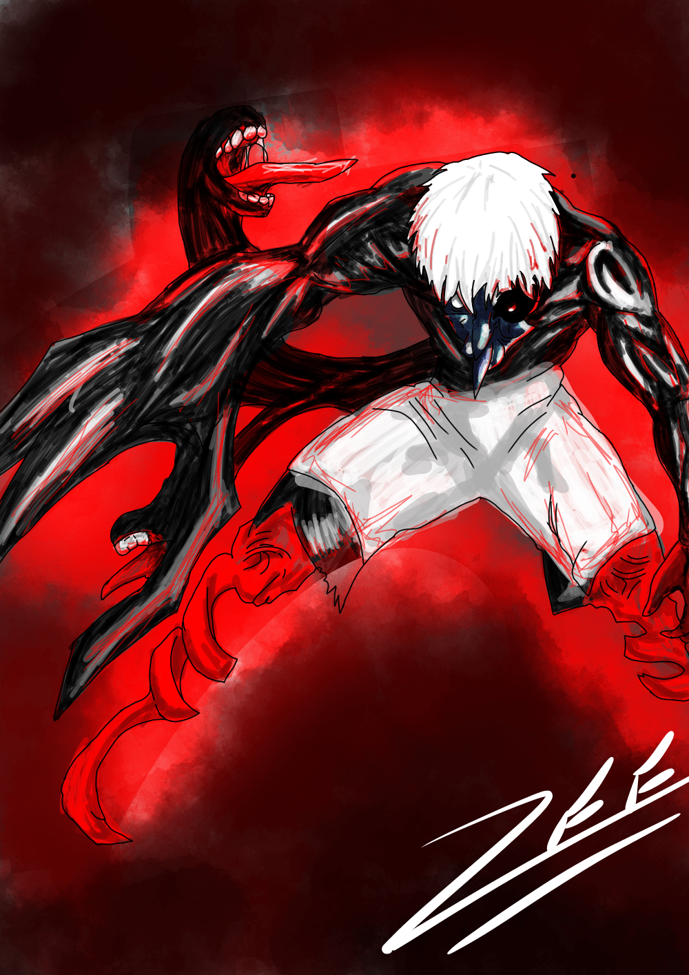 1000x1414 Kaneki ken KAKUJA FORM RaycharlZEE ART street