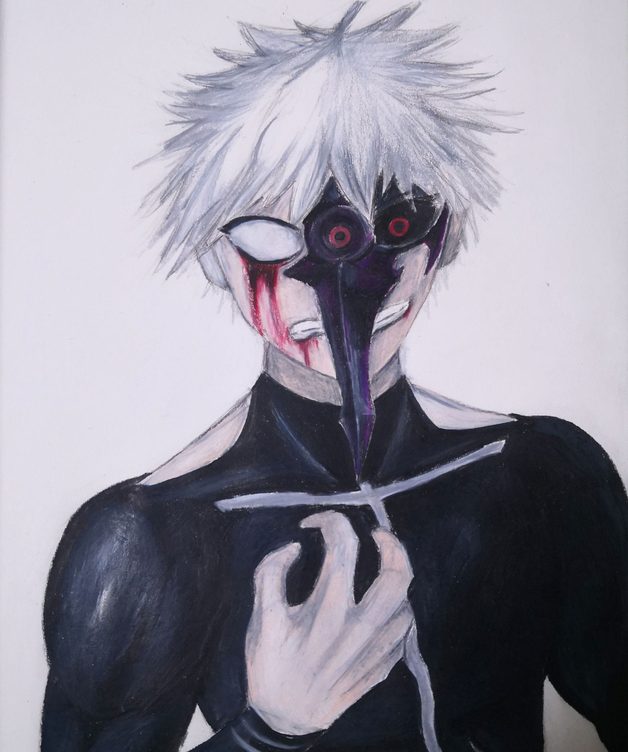2181x2611 Half Kakuja Kaneki Drawn