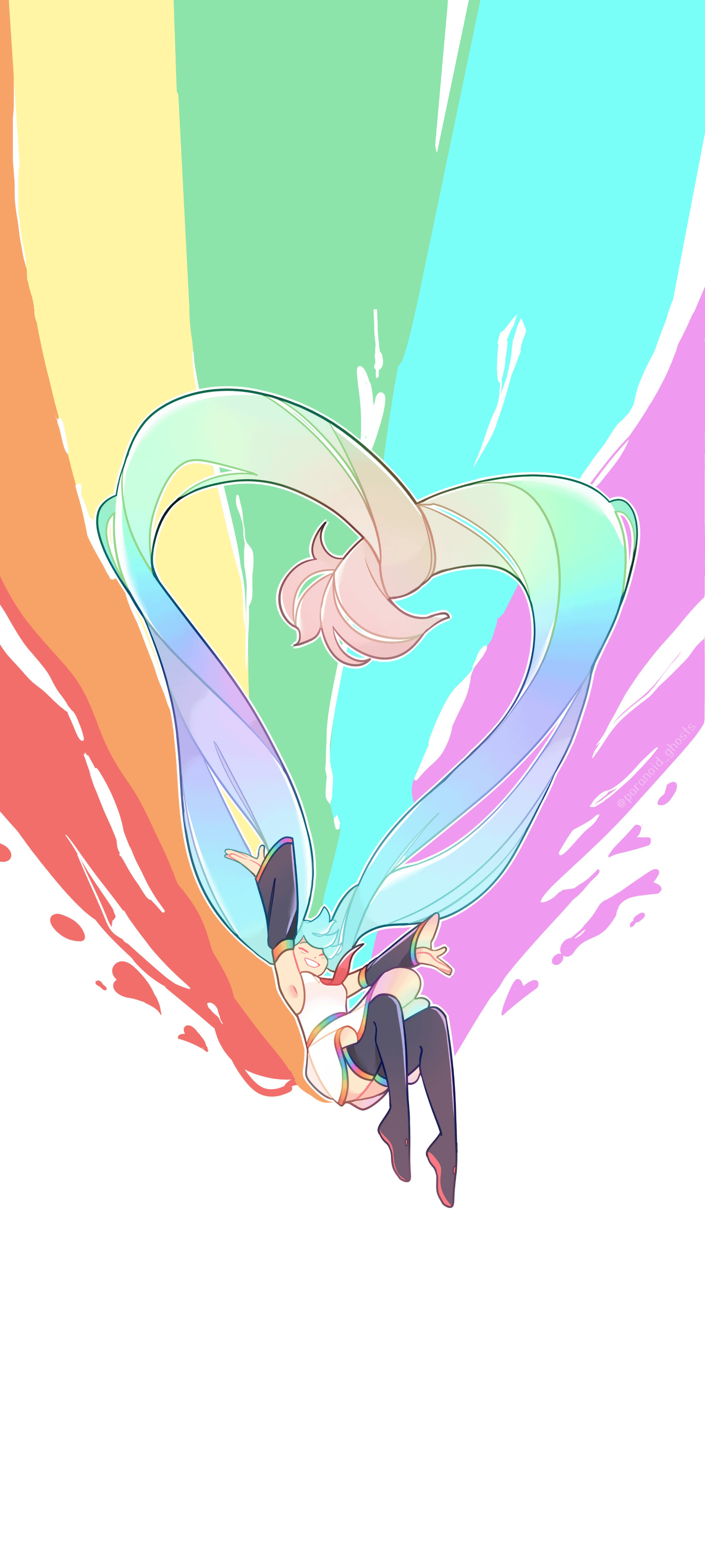 1843x4096 Does Anyone Have Any Subtle Miku Phone PC Wallpaper?
