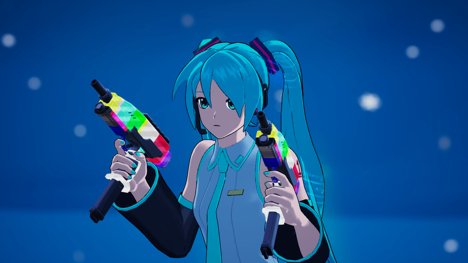 1600x900 STATIC Miku, Color Bars