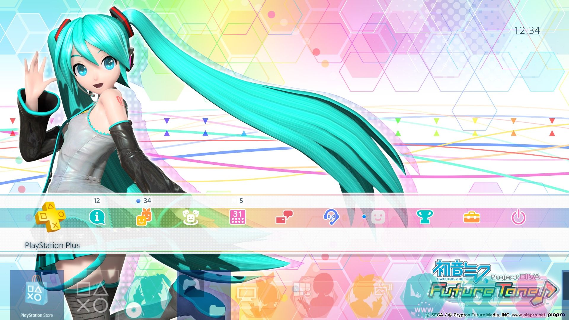 1920x1080 Hatsune Miku- Project DIVA Future Tone Theme