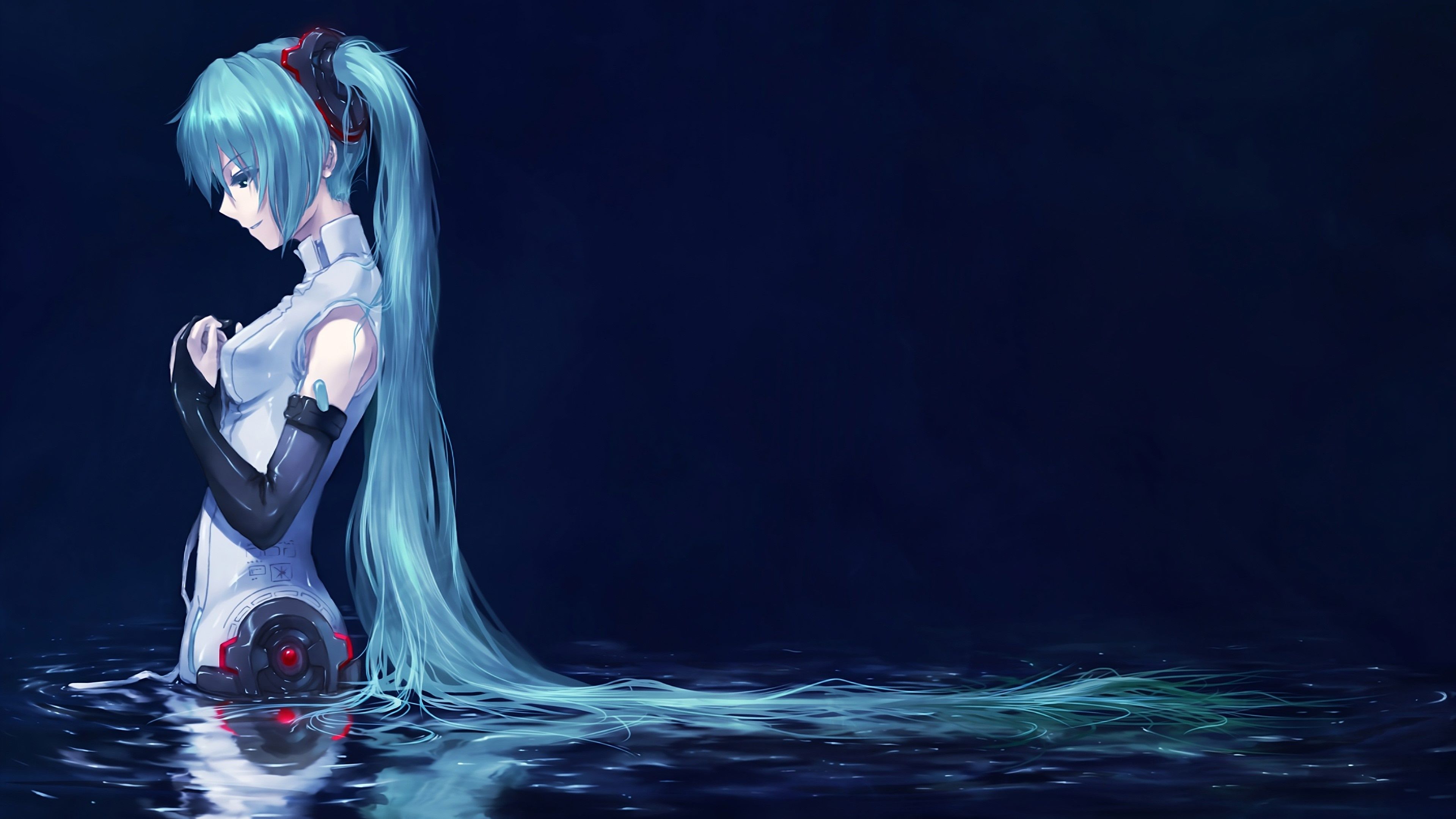 3839x2159 Cyber Elegance with Hatsune Miku