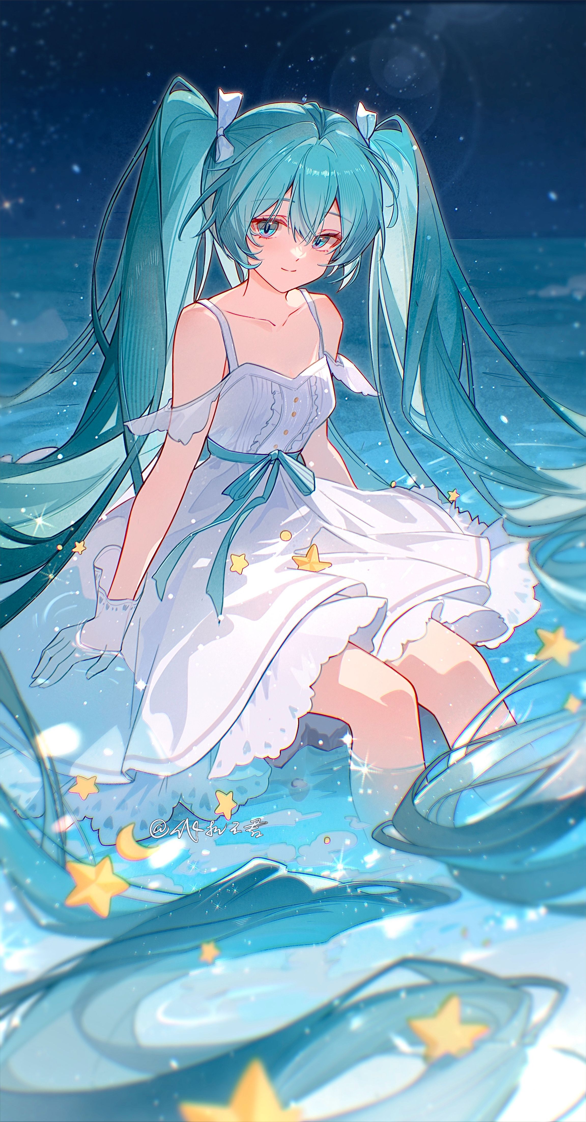 2303x4406 Hatsune Miku Wallpaper by twcloudman Anime Image Board