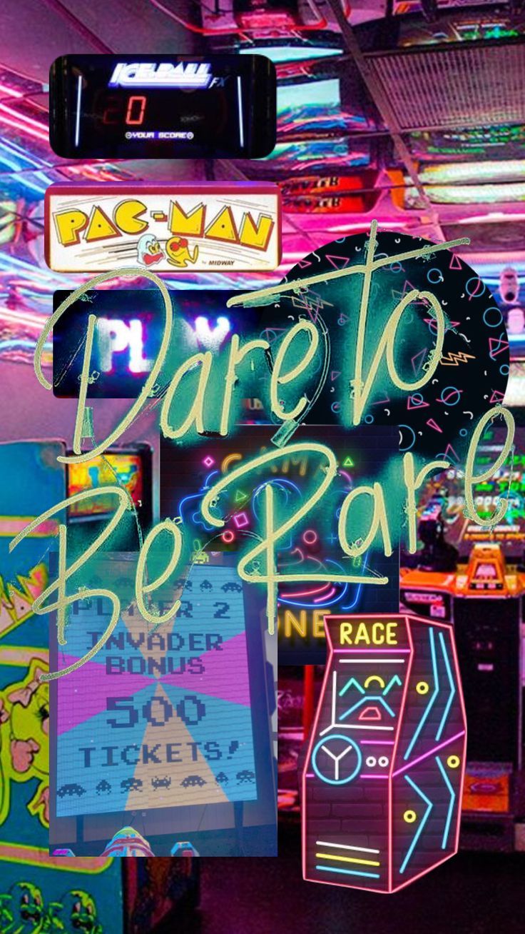 736x1308 arcade #moodboard #aesthetic