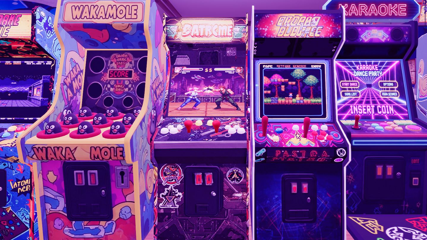 1438x810 Retro Arcade Shop Simulator on Steam