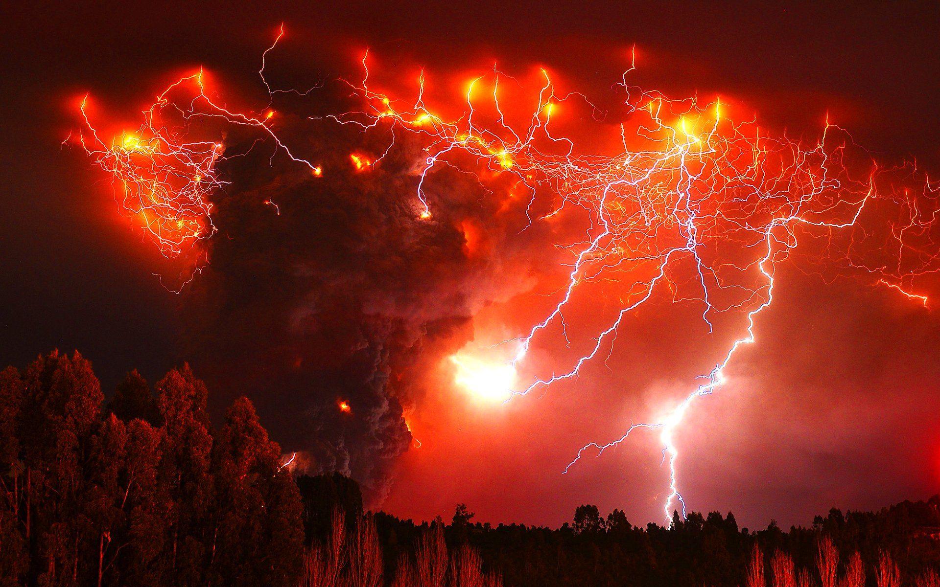 1920x1200 Lightning storm rain clouds sky nature .