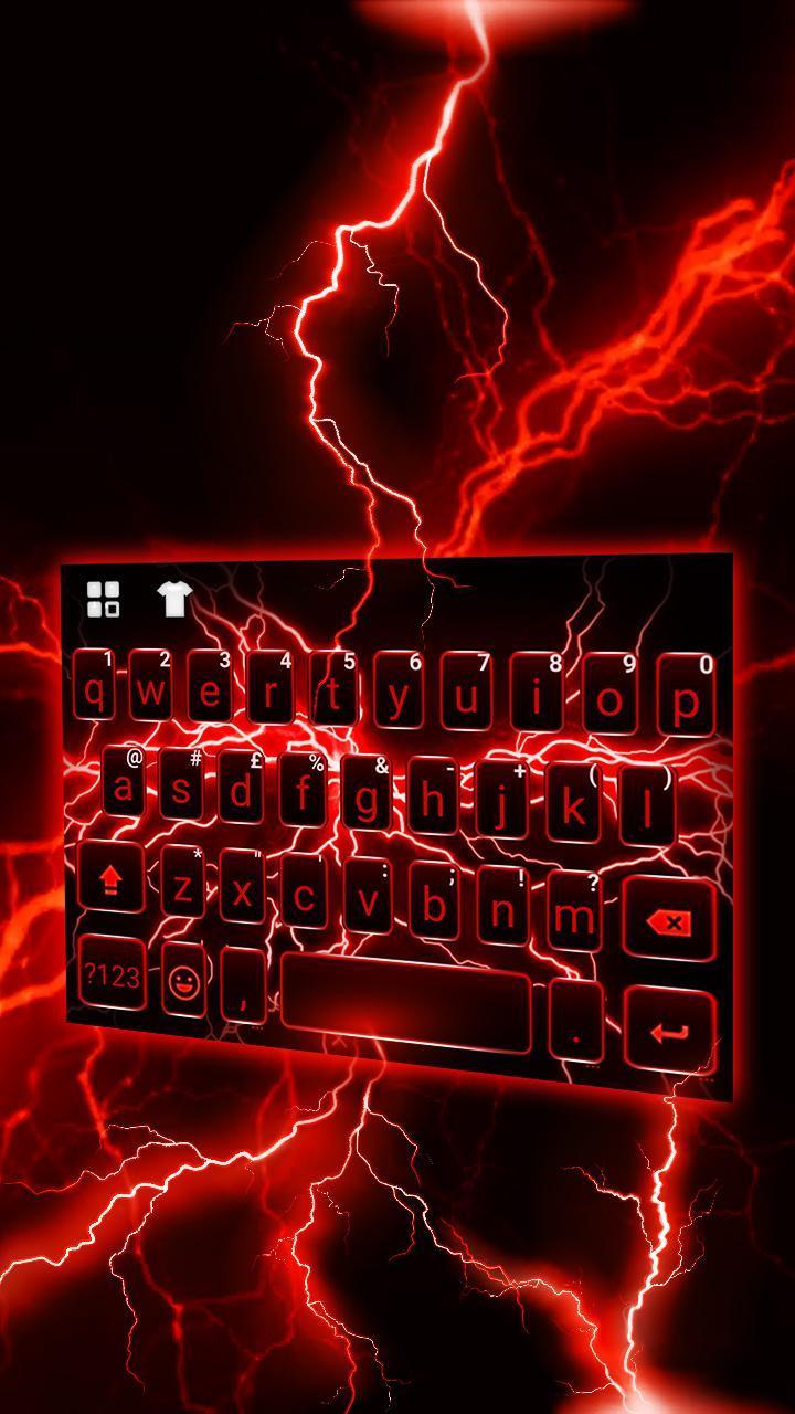 720x1280 Red Lightning for