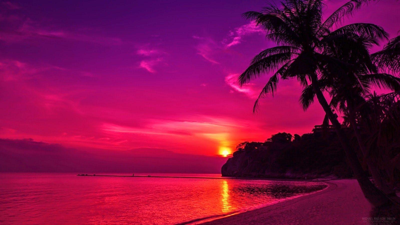 1600x900 Aesthetic Sunset Desktop Wallpaper on .wallpaper.dog