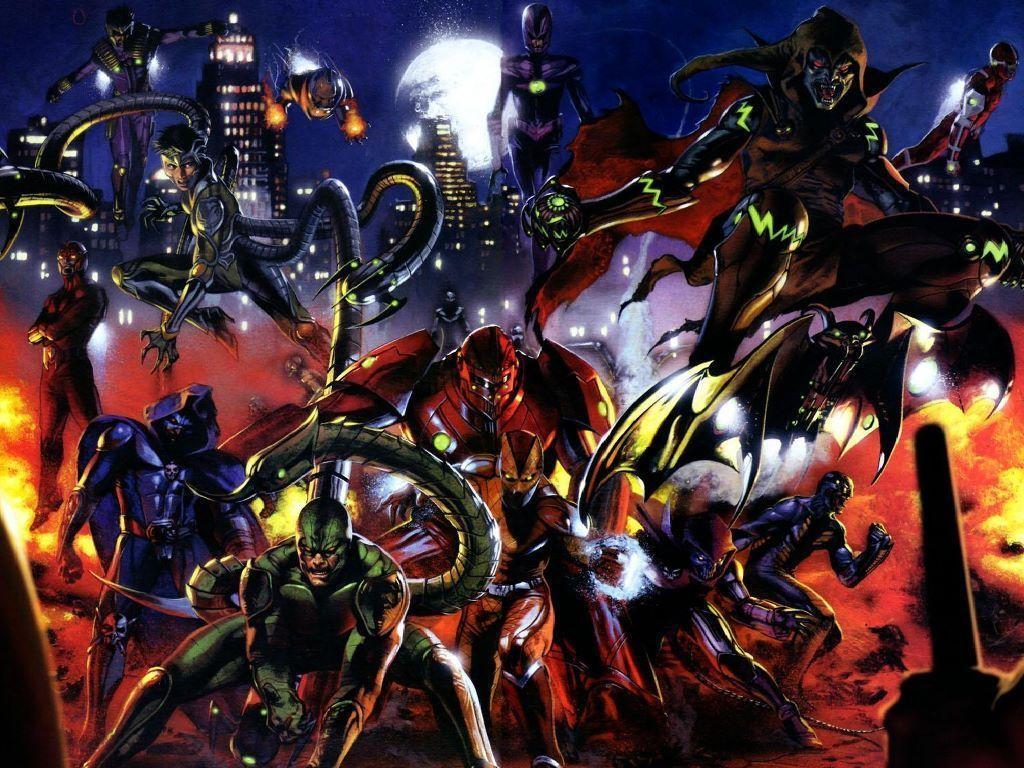 1024x768 Marvel Villains
