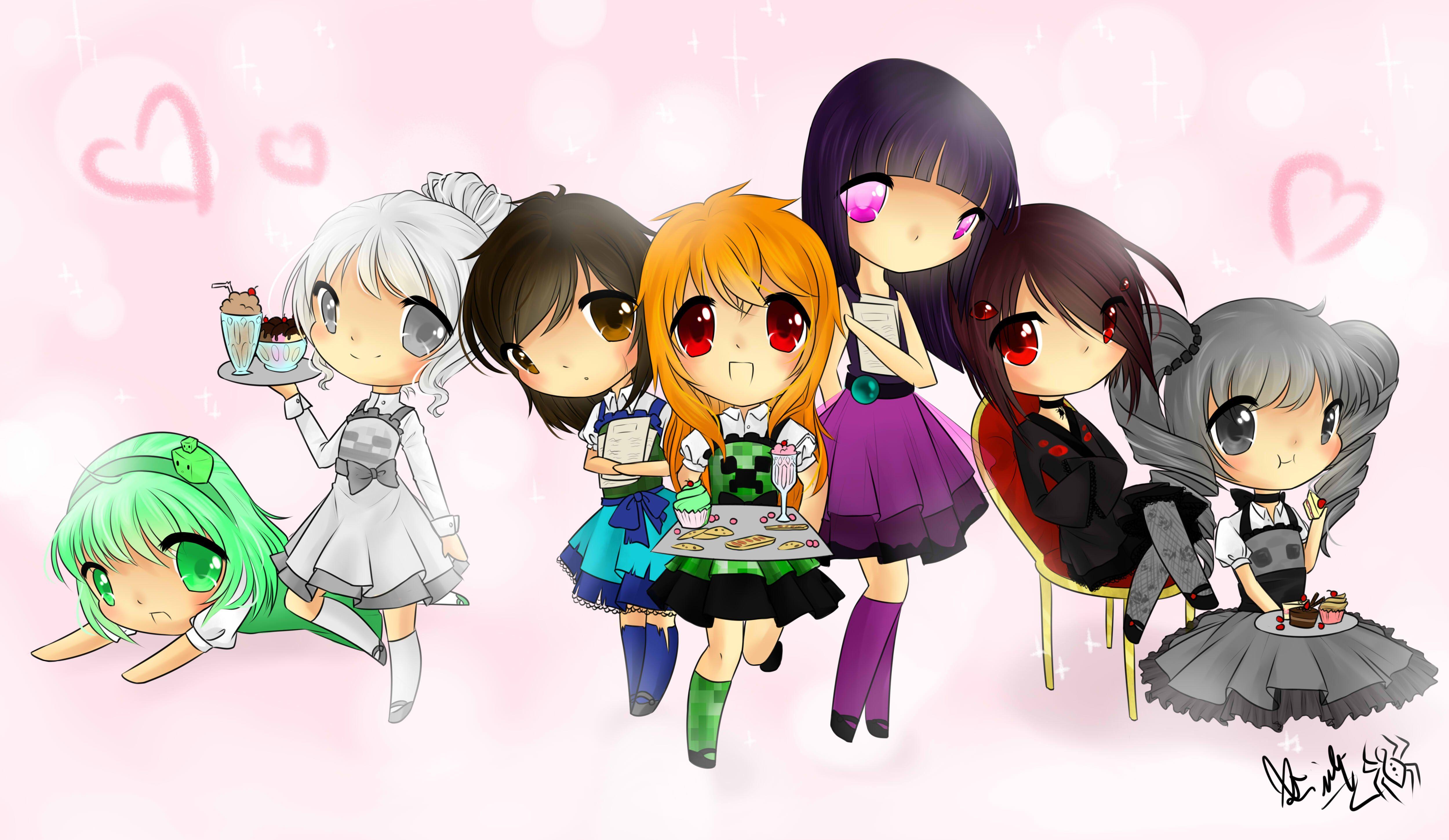 5000x2900 CE: Minecraft Mob Cosplay Cafe