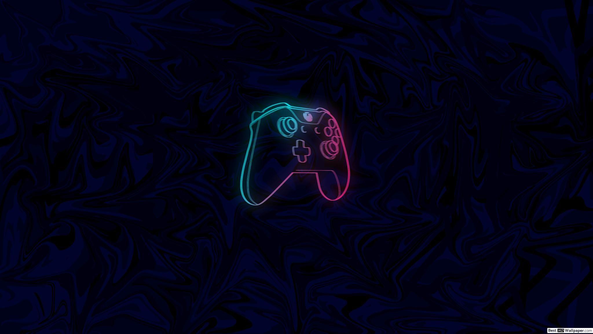 2048x1152 XBOX Controller Minimal Abstract .