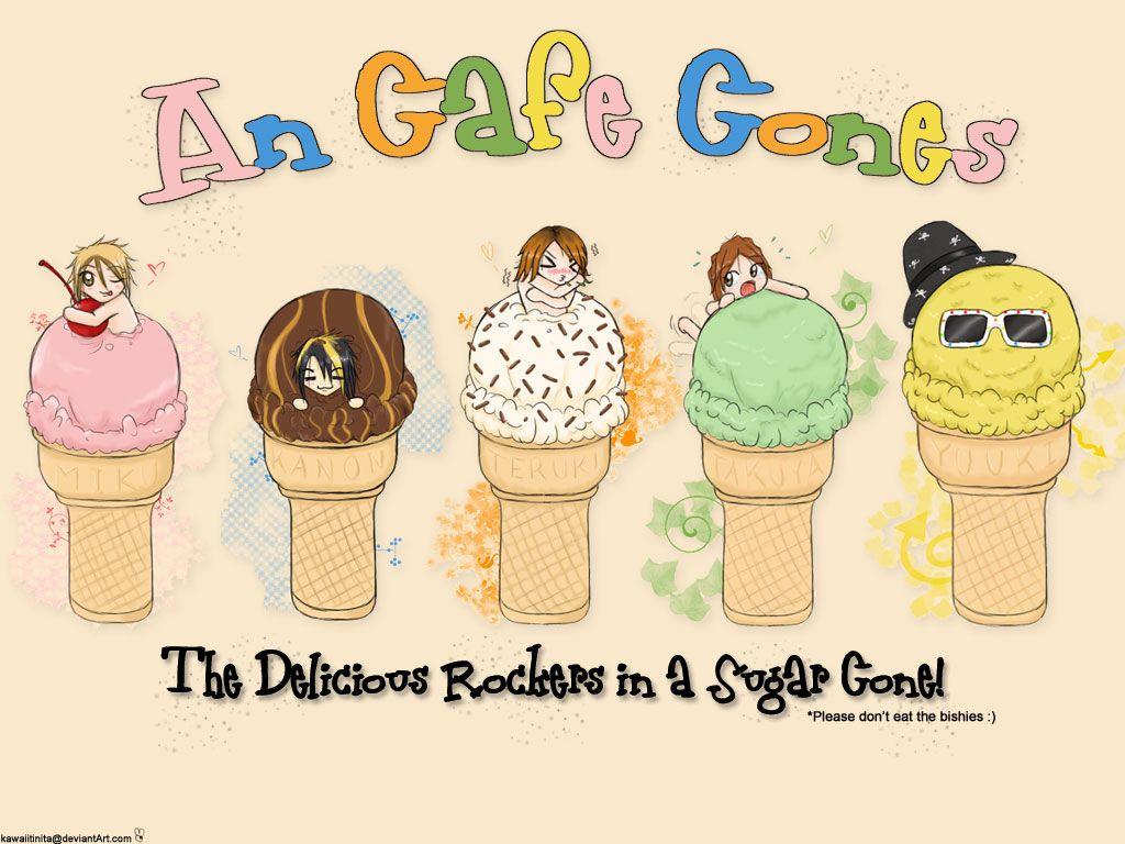 1024x768 An Cafe Cones: By Skull Bunneh