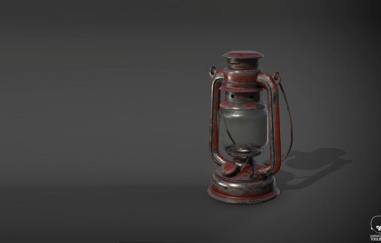 1332x850 Wallpaper lamp, art, linus bushel, Oil .