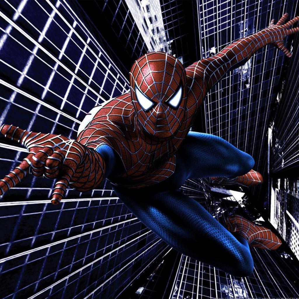 1024x1024 Free Spiderman Wallpaper