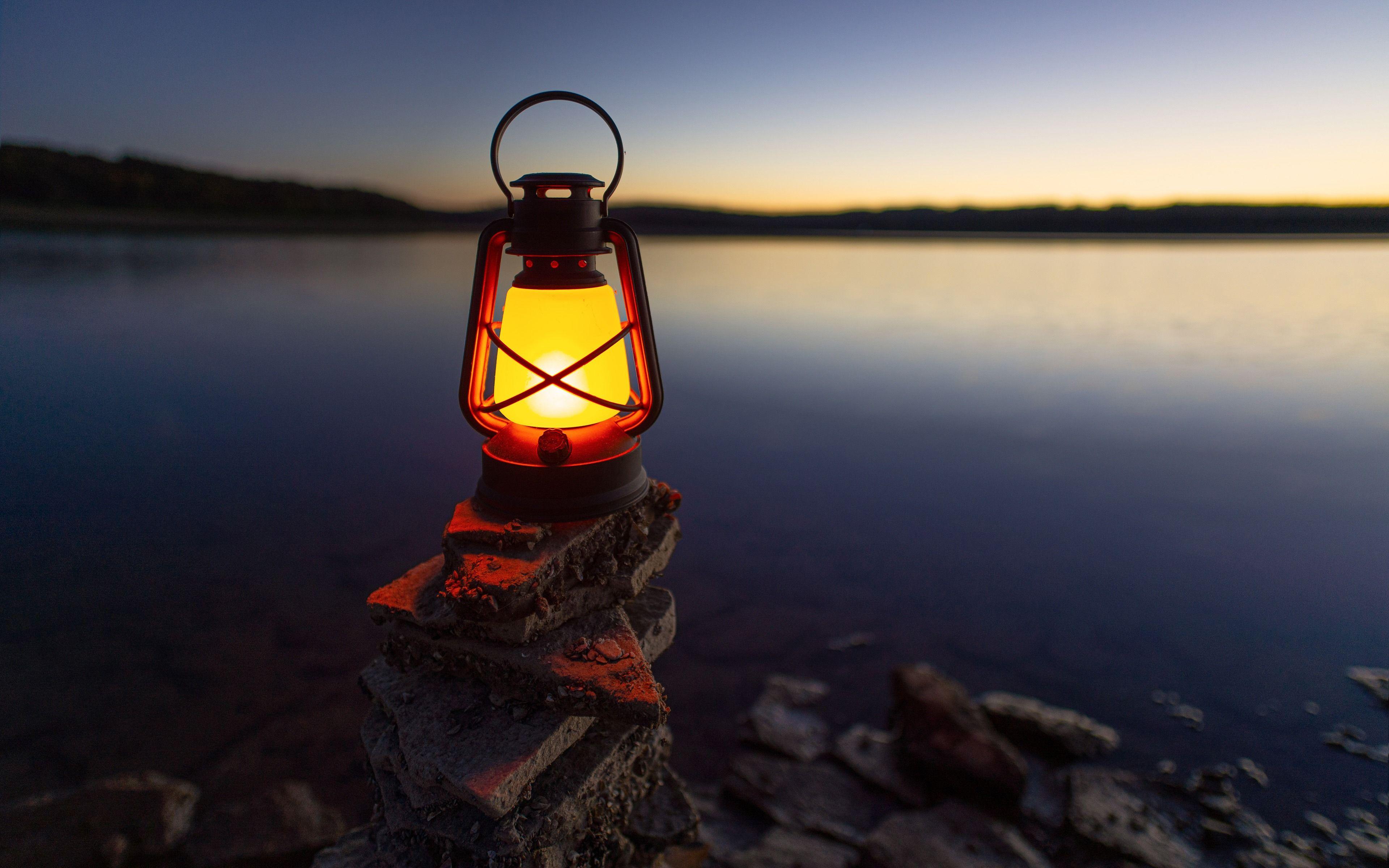 3840x2400 Oil lamp Lake Coast 2019 Featured .
