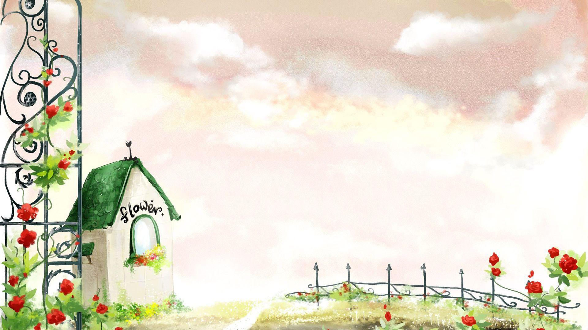 Flower House Wallpapers Top Free Flower House Backgrounds