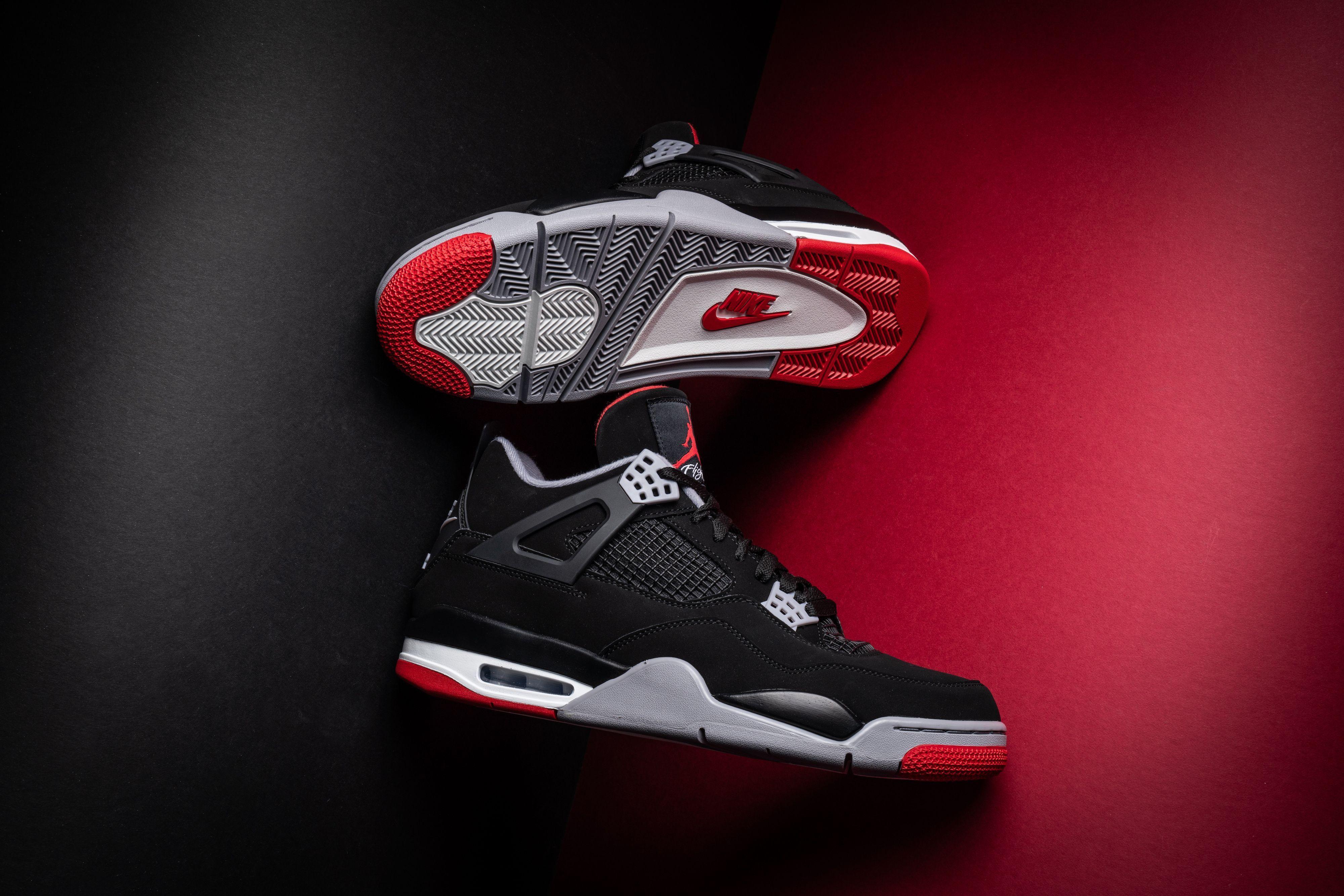 4000x2668 Air Jordan 4 Retro Bred 2019 Release .com