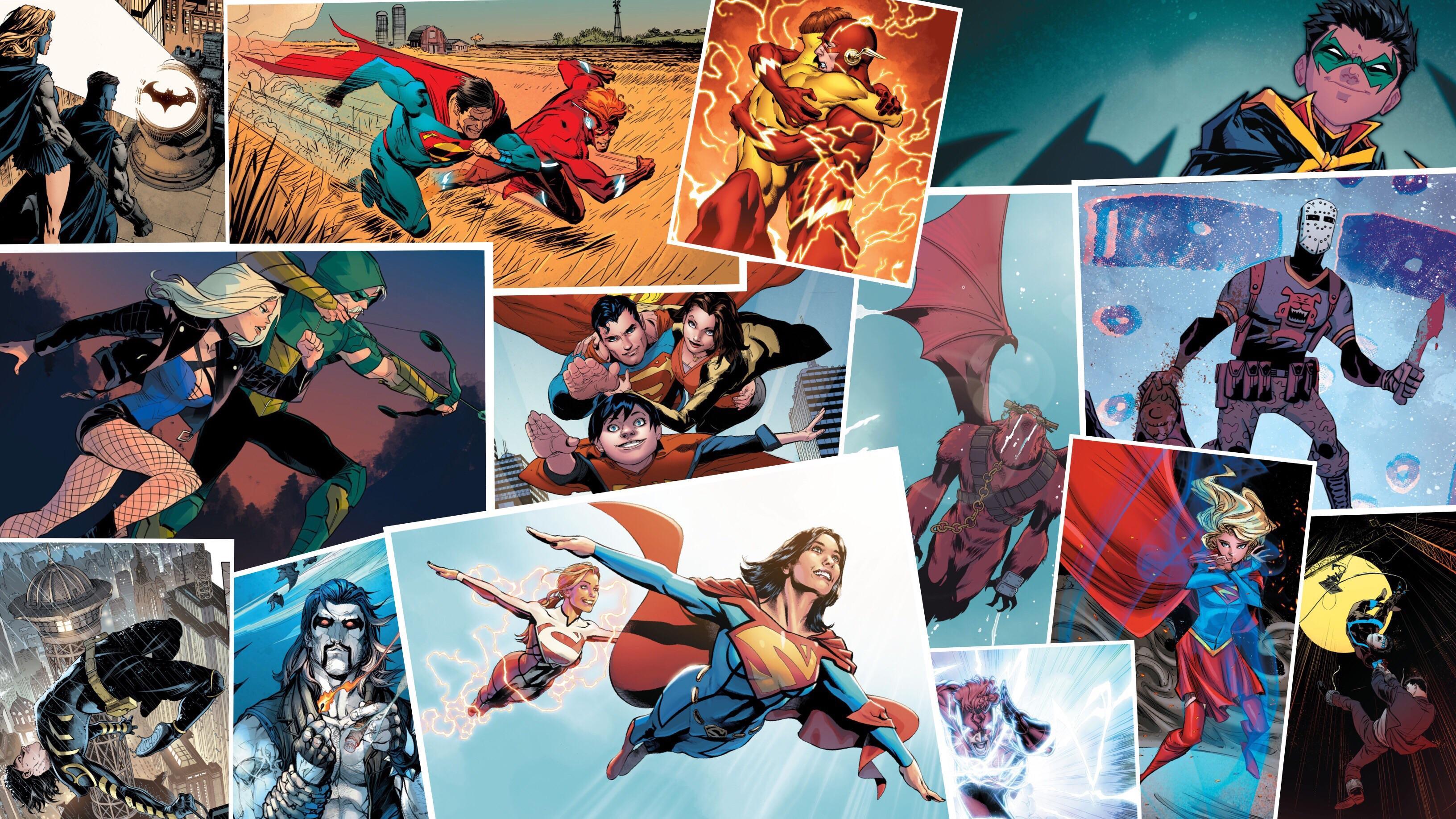 3264x1836 Rebirth Wallpaper I threw together on my iPad: DCcomics
