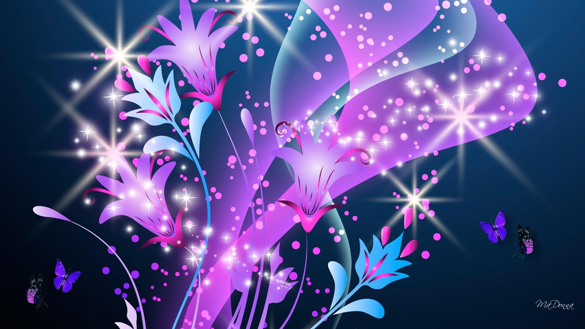 1920x1080 Pink Glitter Wallpaper