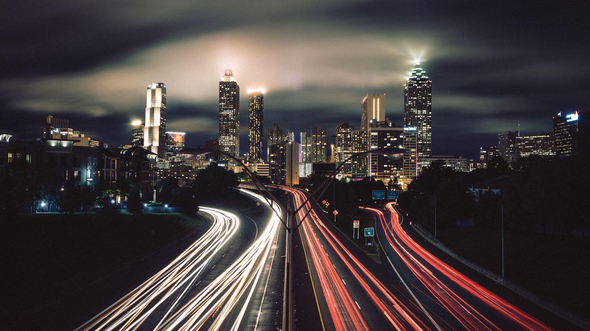 1920x1080 Busy Roads City Traffic And Lights Free .
