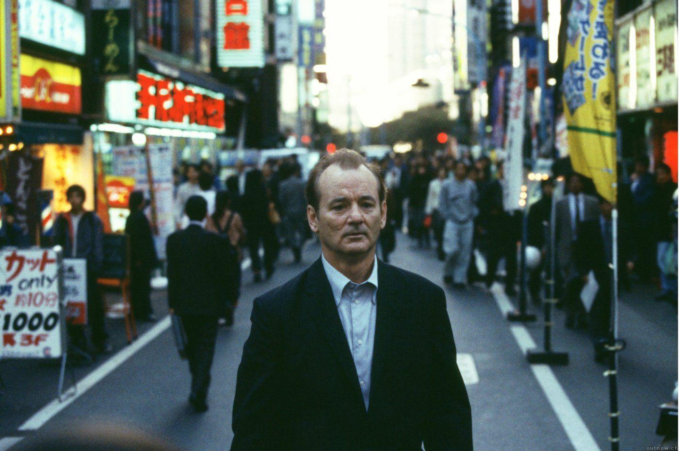 1400x930 Bill Murray, busy city street. :