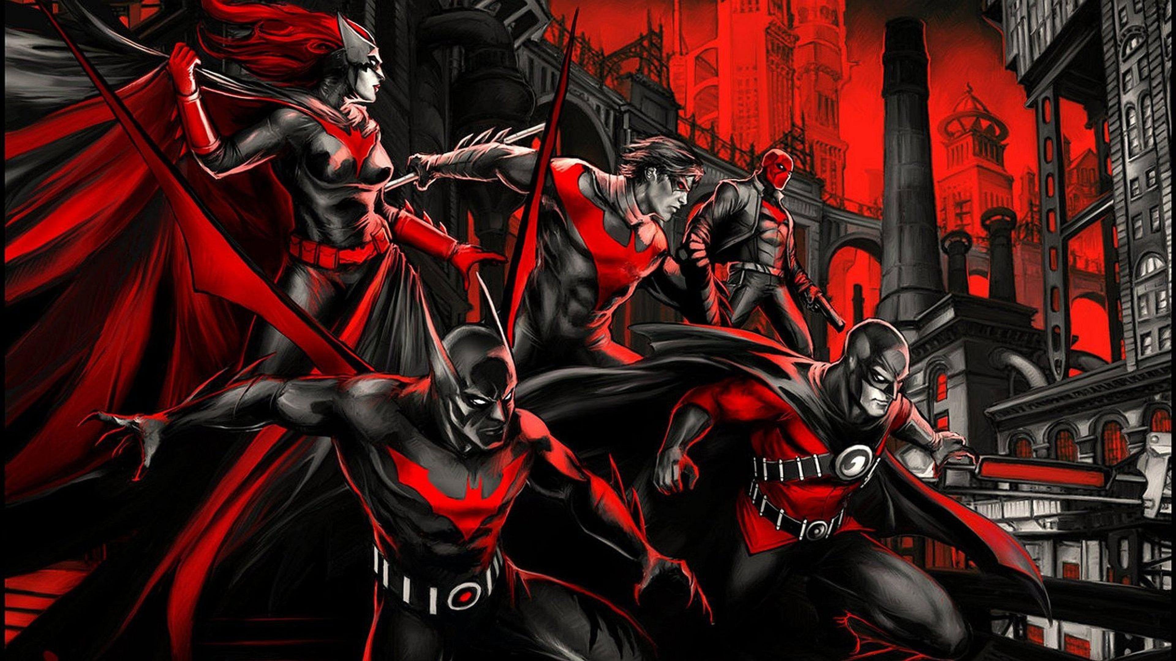 3840x2160 Wallpaper 4k Gotham In Red 4k .